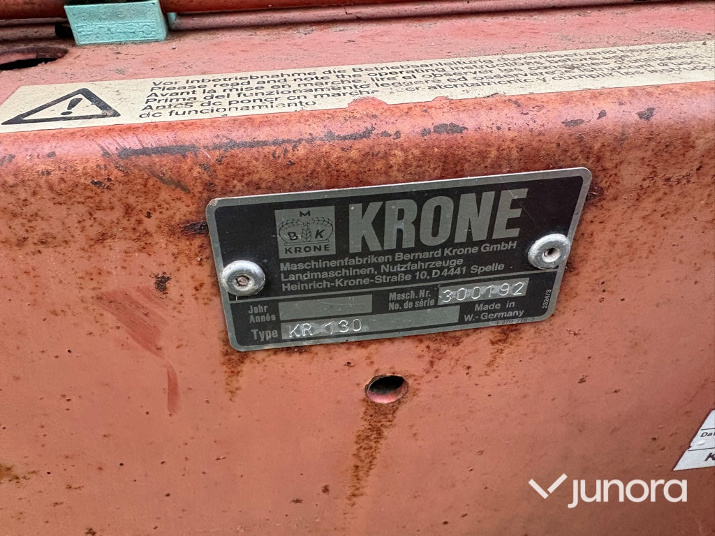Rundbalspress Krone 130 Mini-stop