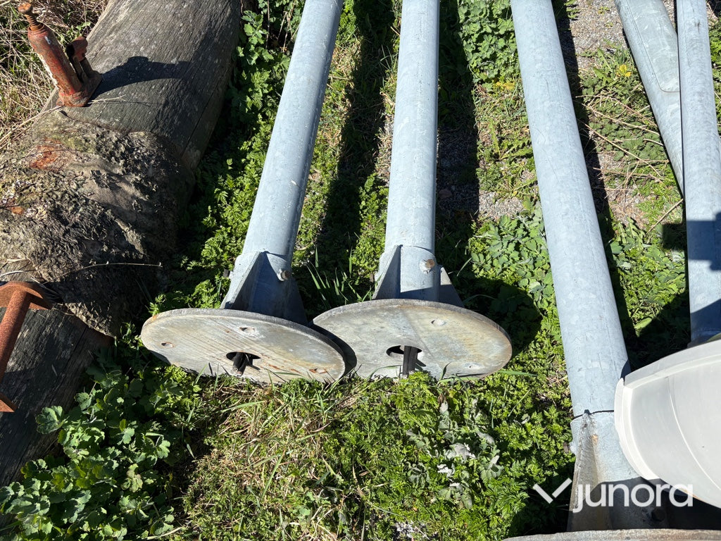 Lyktstolpar med armaturer - 8st