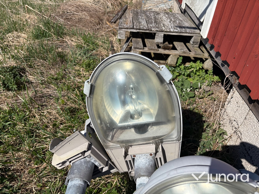 Lyktstolpar med armaturer - 8st