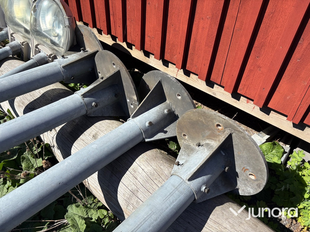 Lyktstolpar med armaturer - 8st