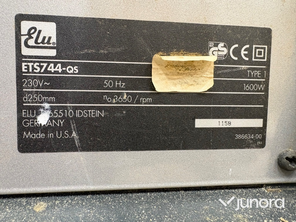 Bordscirkelsåg – Elu ETS744-QS