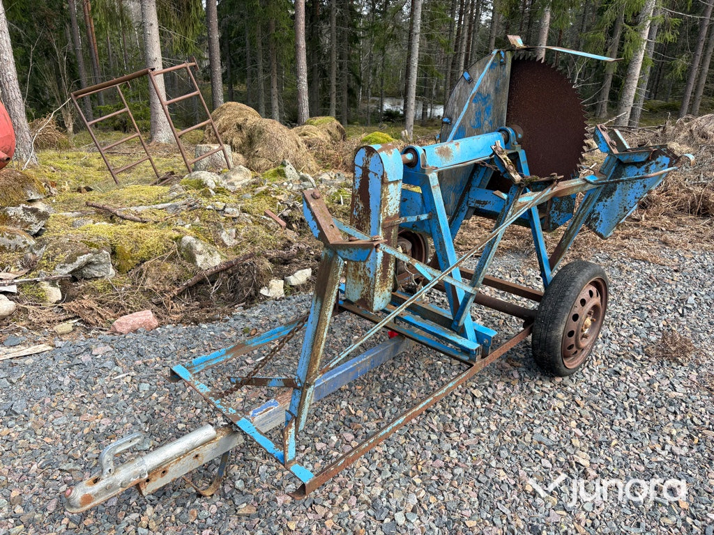 Vedkap - På vagn