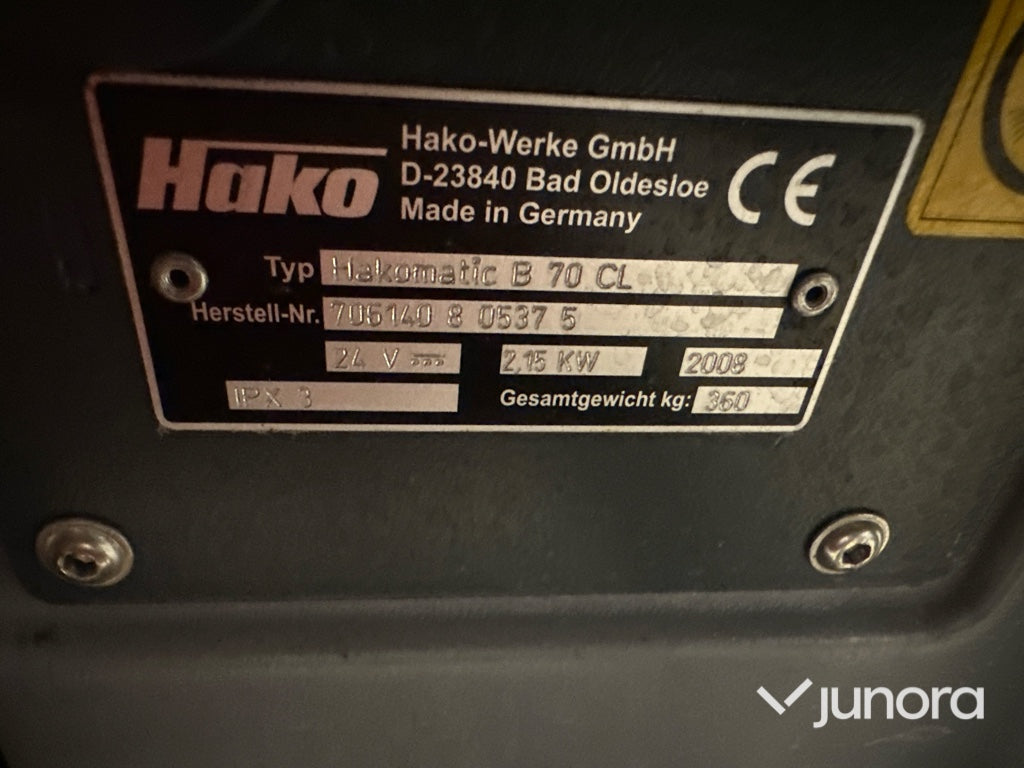 Skurmaskin - Hako Hakomatic Typ B 70 CL