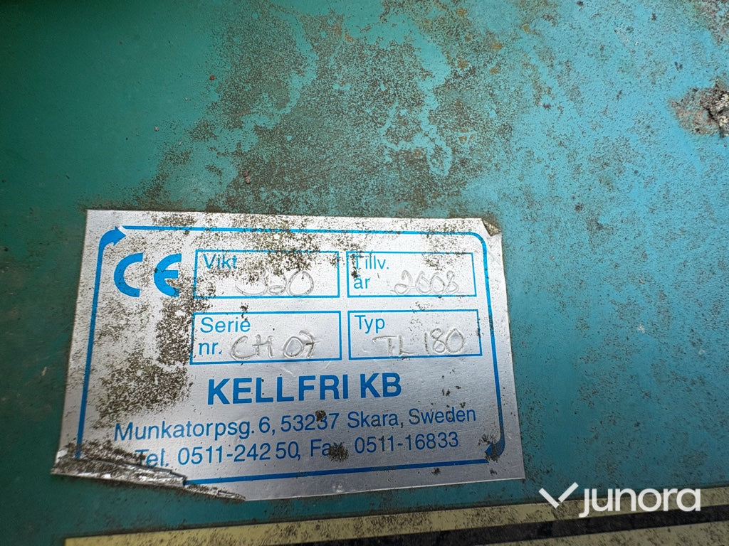 Jordfräs Kellfri TL180