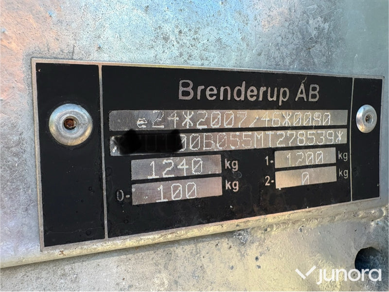 Släpkärra Tippbar - Brenderup