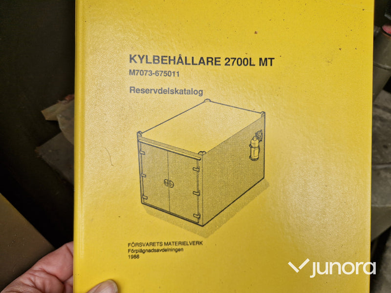 Militärt Kylrum Container