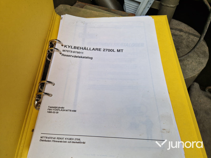 Militärt Kylrum Container