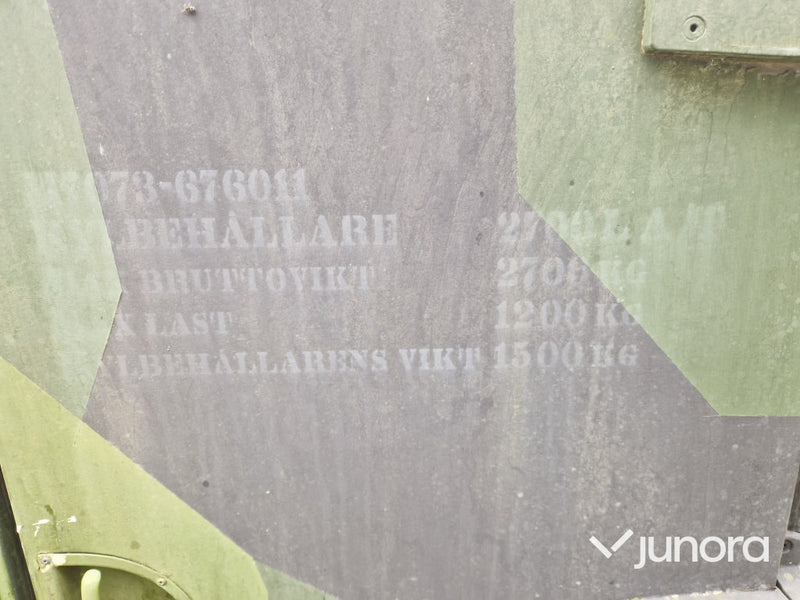 Militärt Kylrum Container