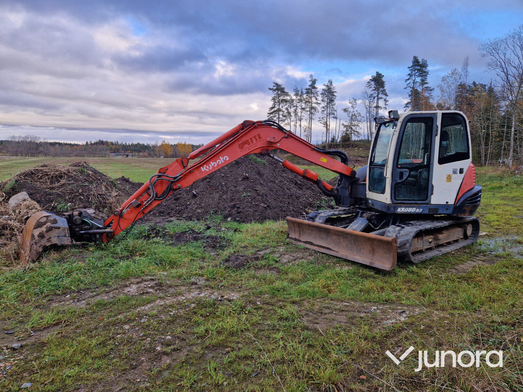 Grävmaskin - Kubota, KX080-3