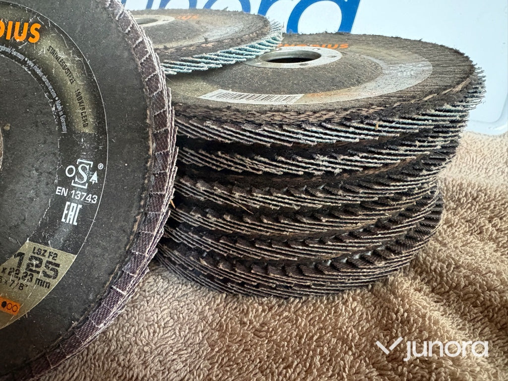 Slipskivor – Rhodius RS38 och LSZ F1, 125 mm