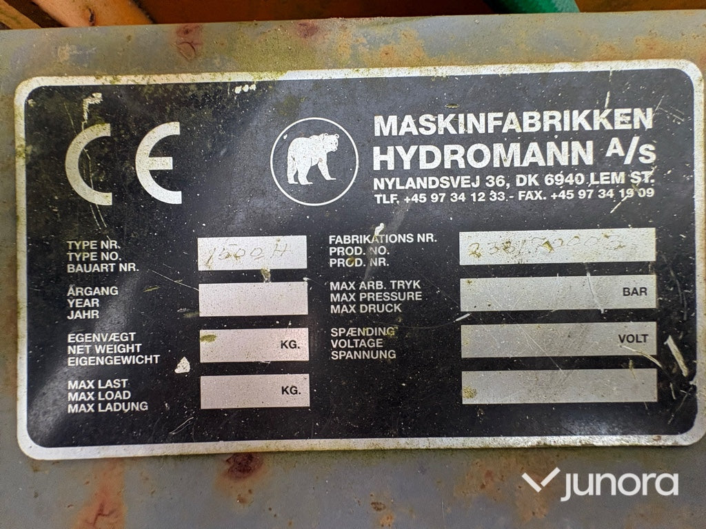 Sopmaskin – Hydromann, 1500H