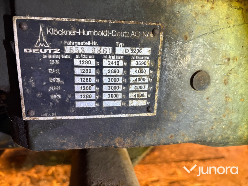 Traktor – Deutz D5206