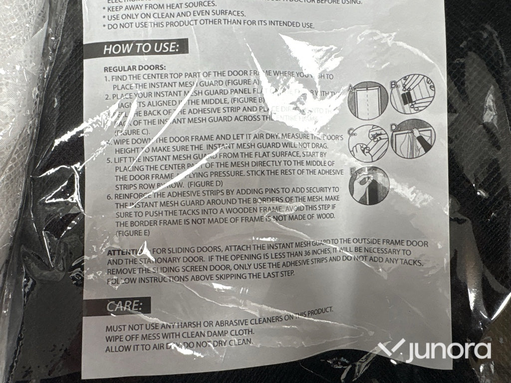 Myggnät - Instant Mesh Guard, Magnetstängning, 90st