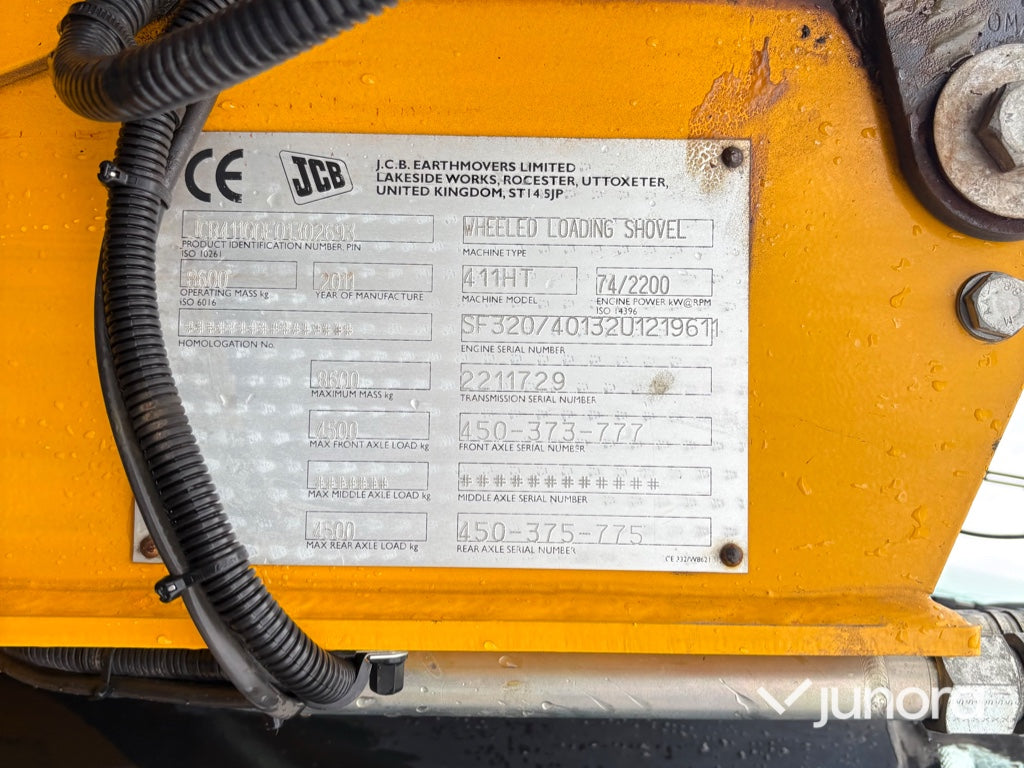 Hjullastare JCB 411 HT