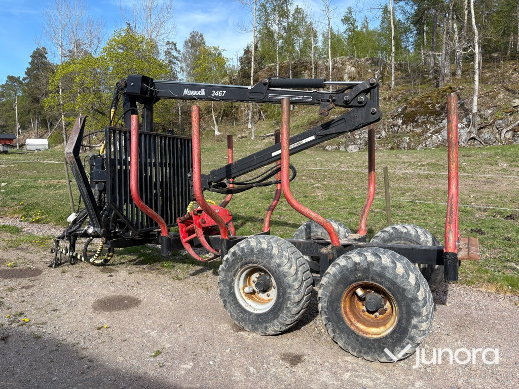 Skogsvagn med kran - Nokka, HK 3467