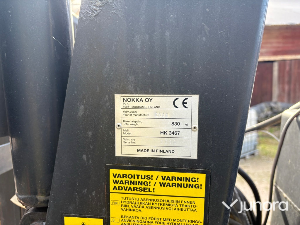 Skogsvagn med kran - Nokka, HK 3467