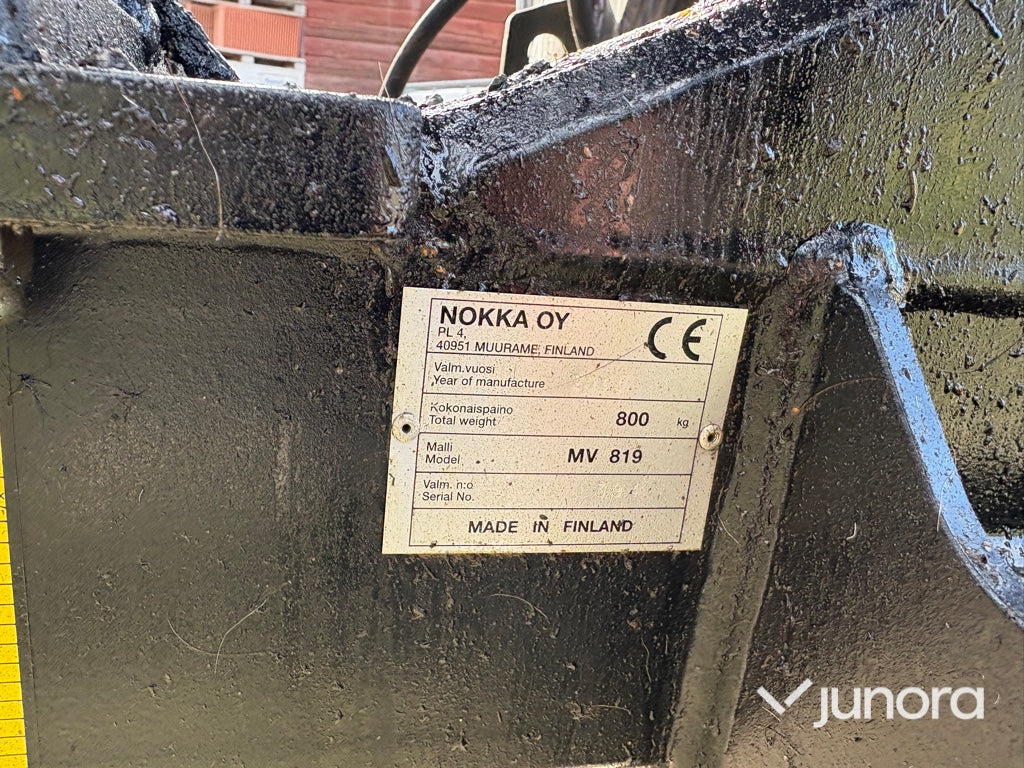 Skogsvagn med kran - Nokka, HK 3467