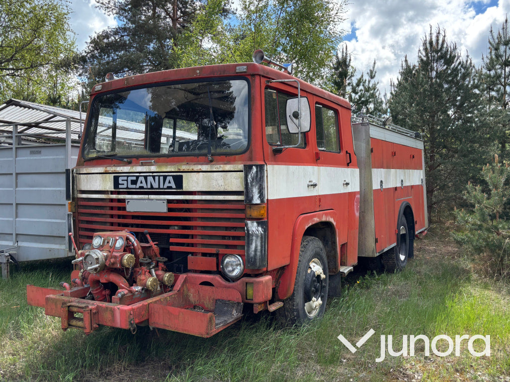 Brandbil Scania – årsmodell 1980