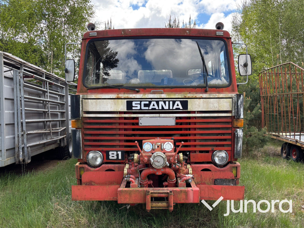 Brandbil Scania – årsmodell 1980