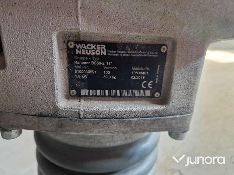 Markvibrator Stamp Wacker Neuson BS50-2