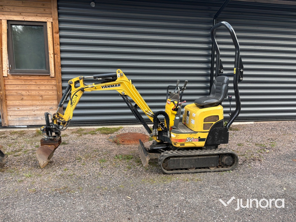 Minigrävare Yanmar sv 08