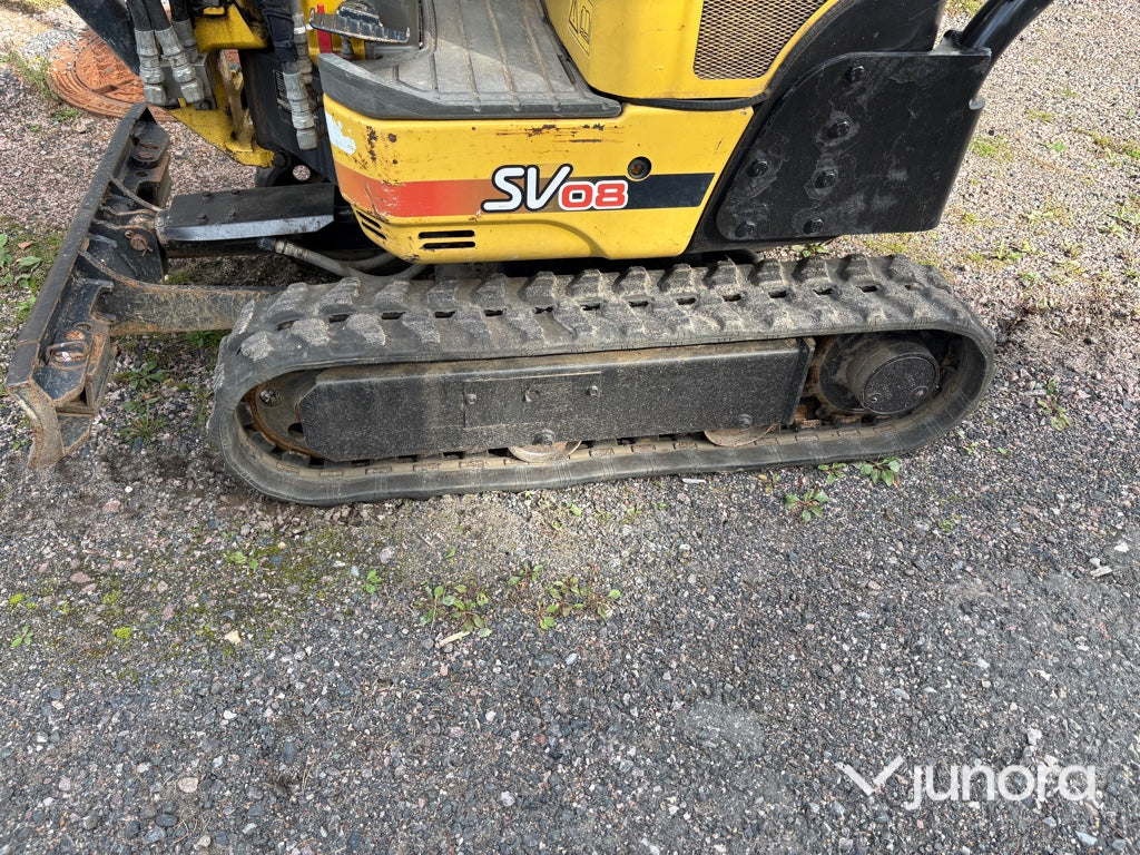 Minigrävare Yanmar sv 08