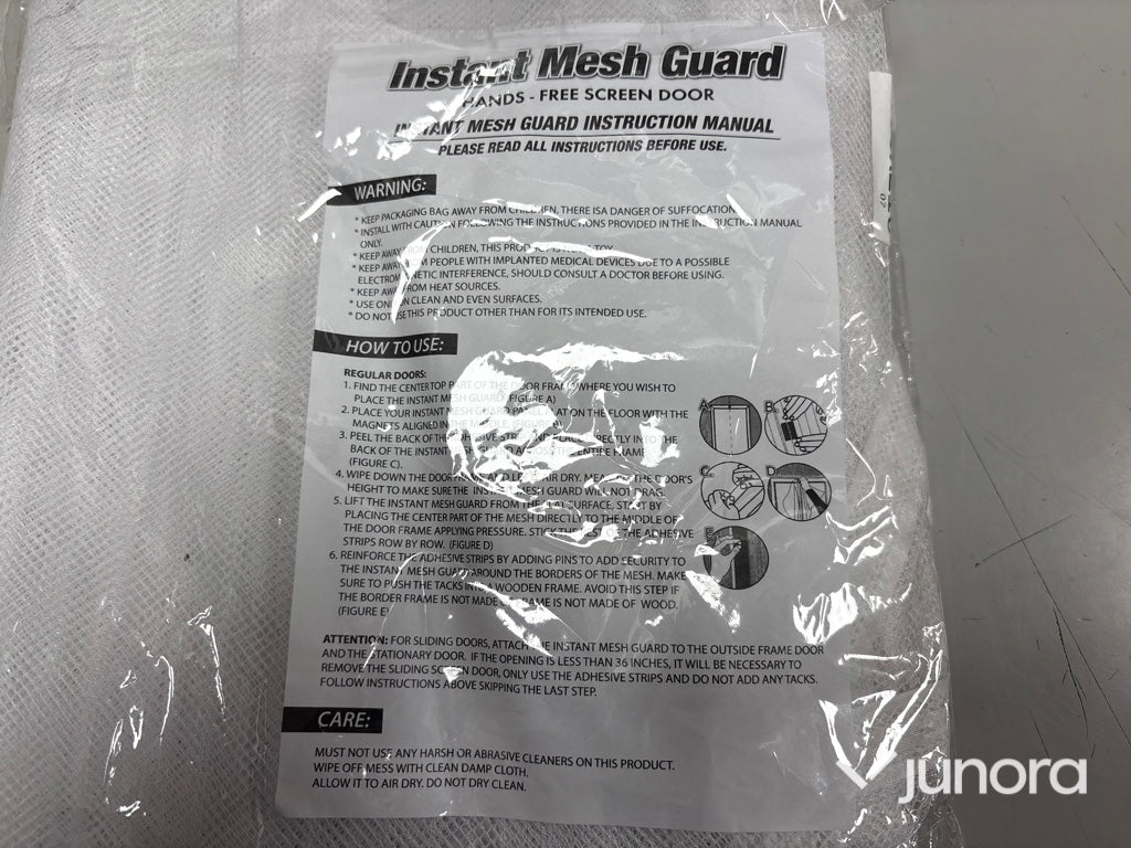 Myggnät - Instant Mesh Guard, Magnetstängning, 50st