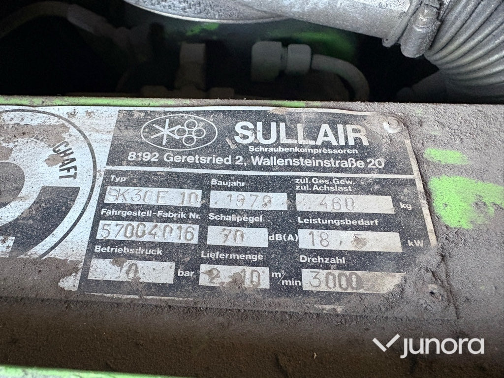 Skruvkompressor - Sullair SK30E 10
