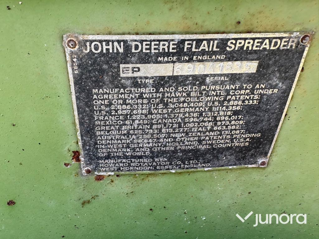 Stallgödselspridare John Deree EP