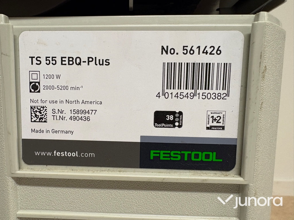 Sänksåg – Festool TS 55 EBQ-Plus