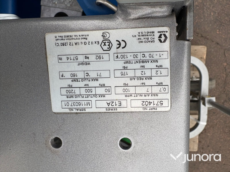 2 komponents målningspumpar - Graco XP70 (2st)