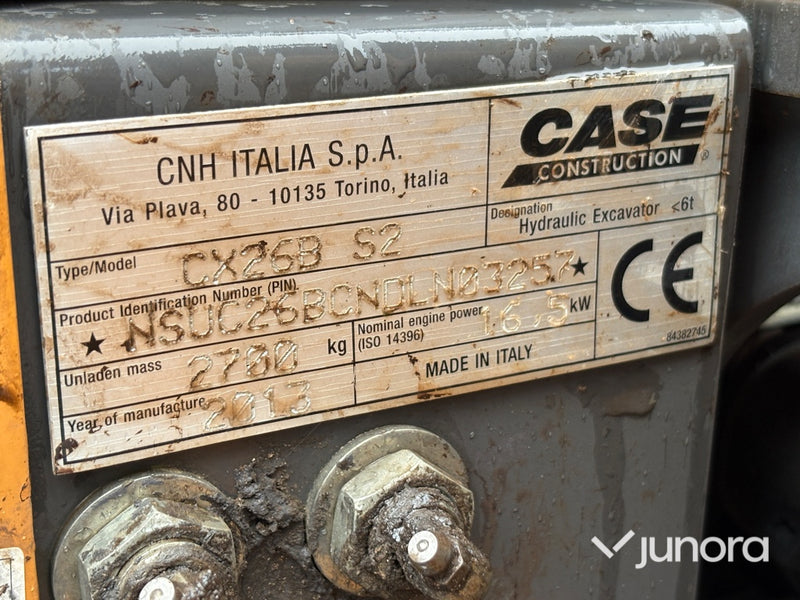 Grävmaskin - Case cx26B