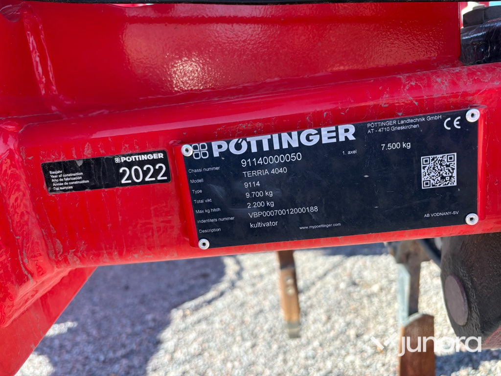 Kultivator - Pottinger, Terria 4040