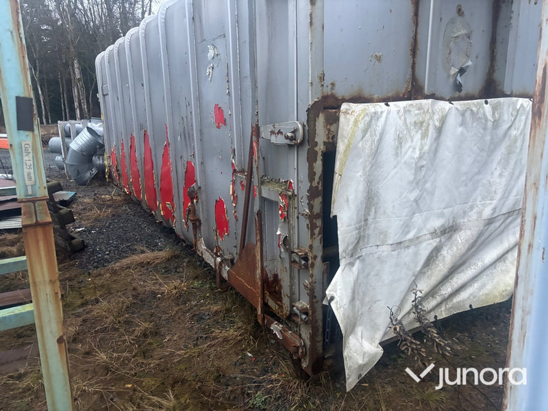 Lastväxlarflak - 28m3, stängt flak