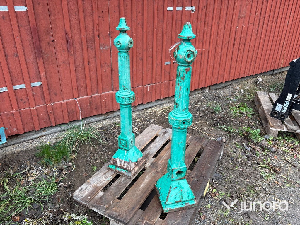 Järnstolpar - 2 st