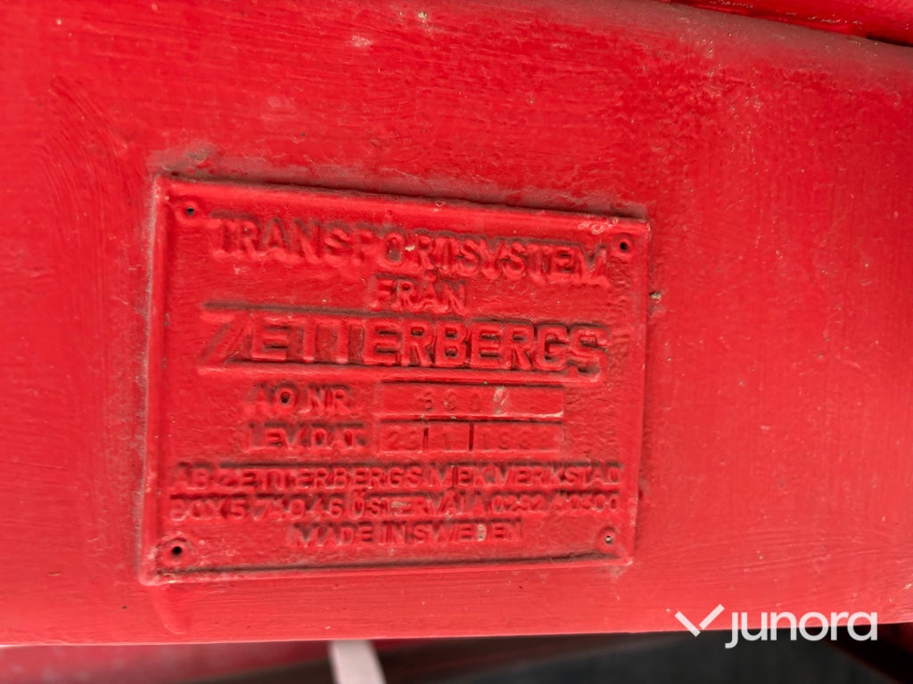 Traktorkärra med kran - Zettersbergs, 10 ton