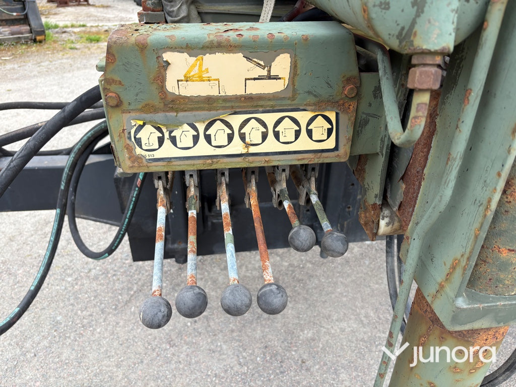 Traktorkärra med kran - Zettersbergs, 10 ton