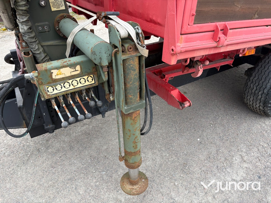 Traktorkärra med kran - Zettersbergs, 10 ton