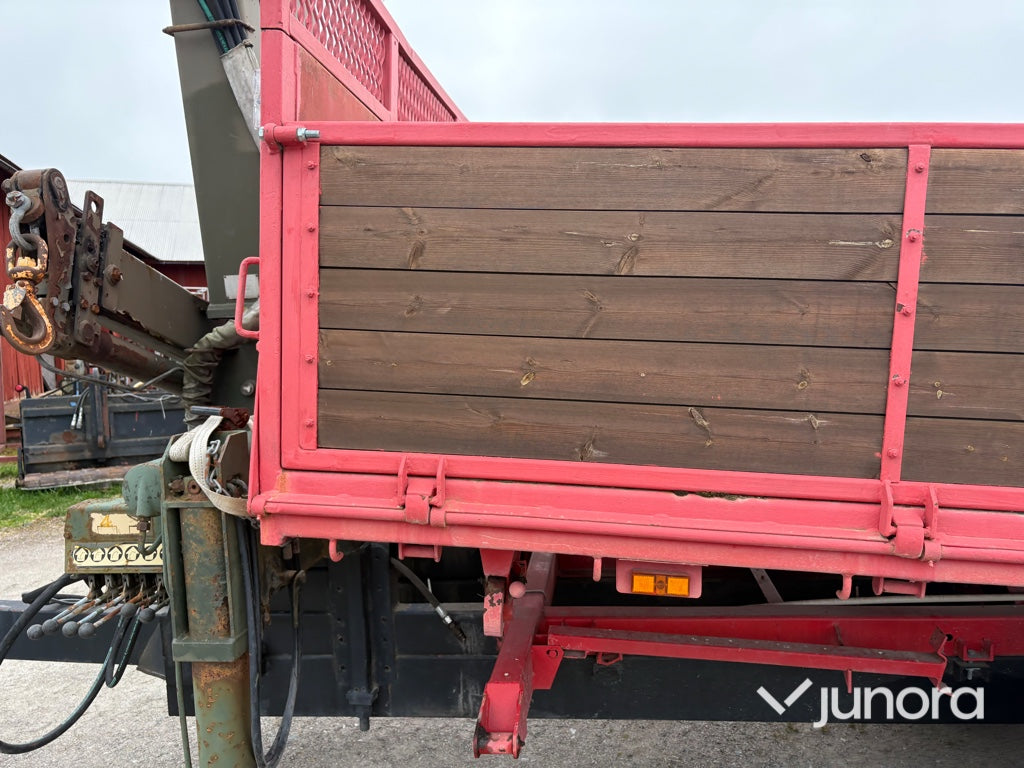 Traktorkärra med kran - Zettersbergs, 10 ton