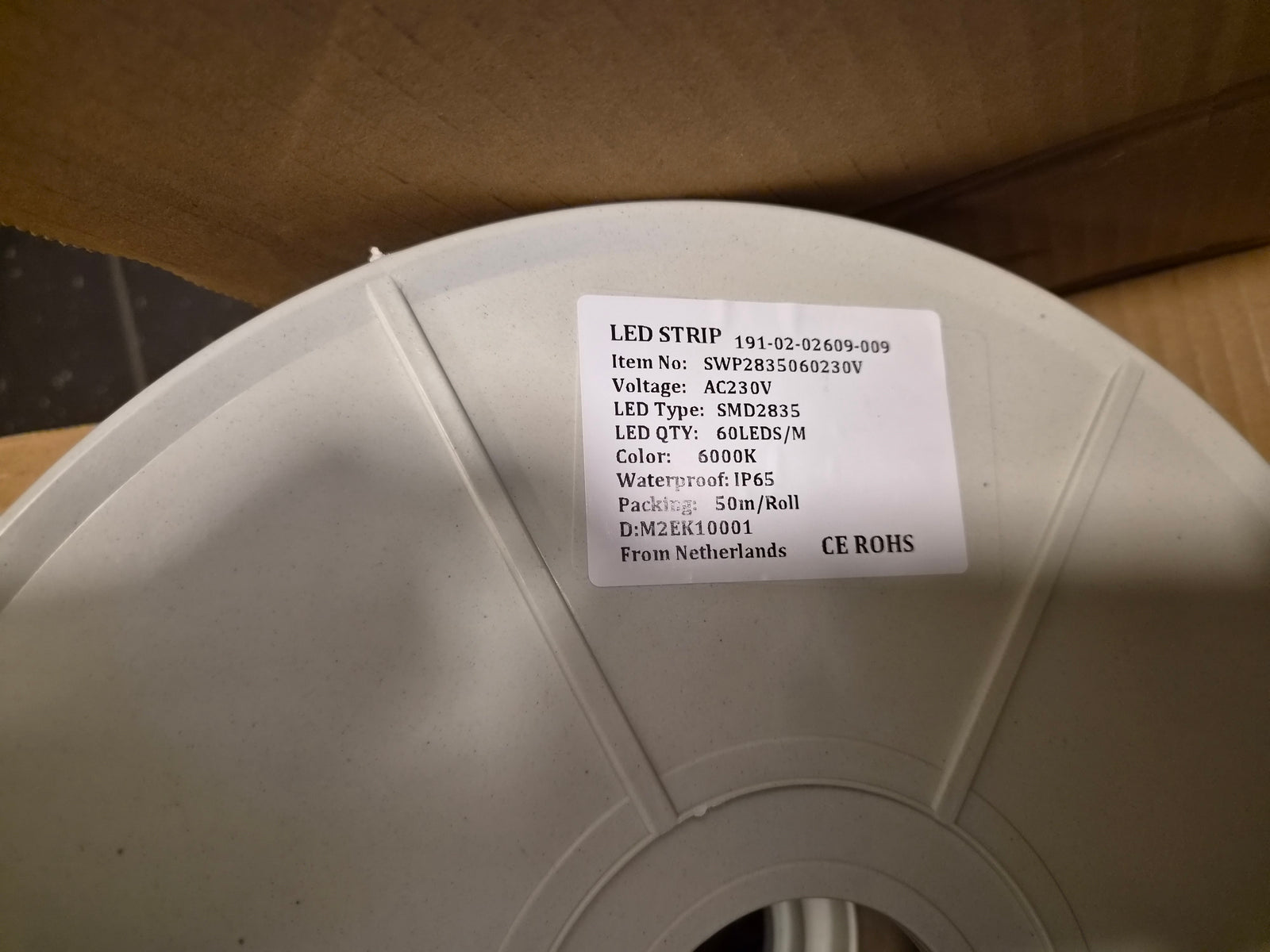 LED-strip på rulle 50 meter