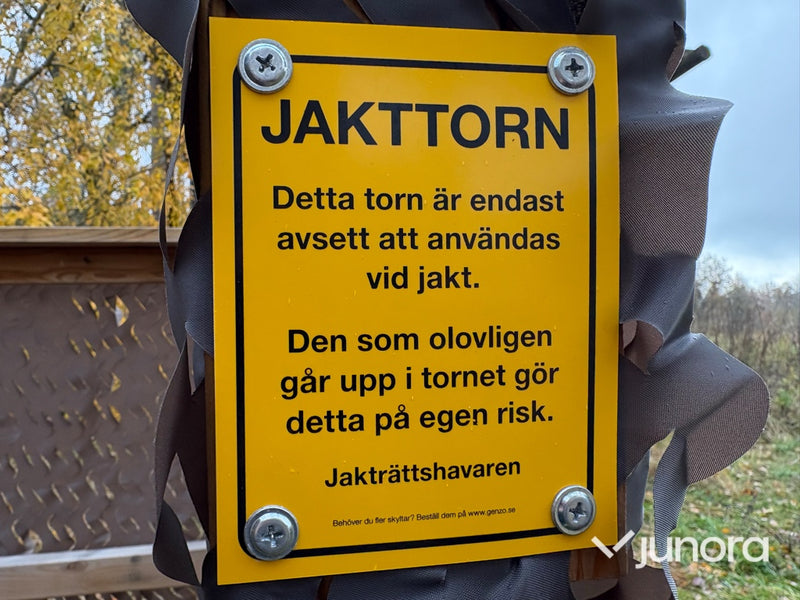 Jakttorn - Med tak