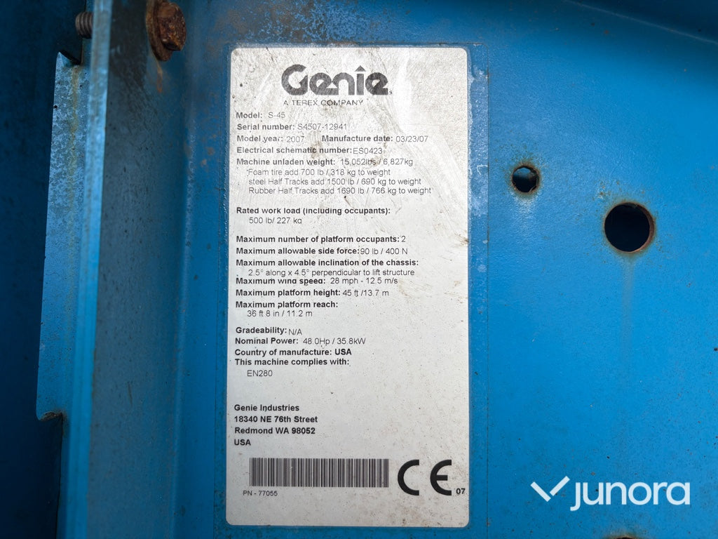 Bomlift Genie S-45