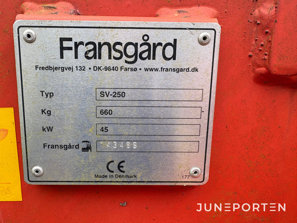 Strängluftare Fransgård SV-250