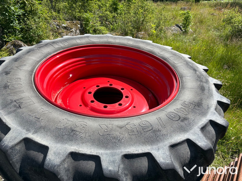 Michelin 540/65 R34 med Fendt-fälgar