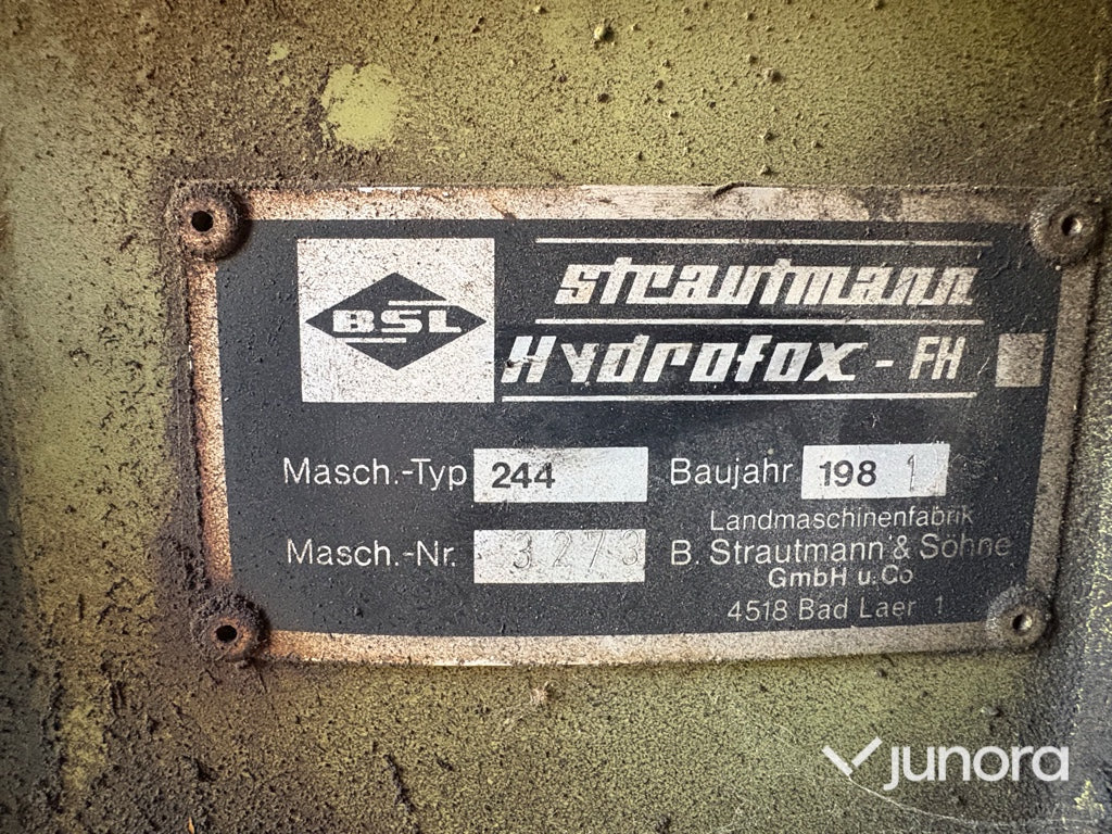 Strautmann Hydrofox Plansidotagare