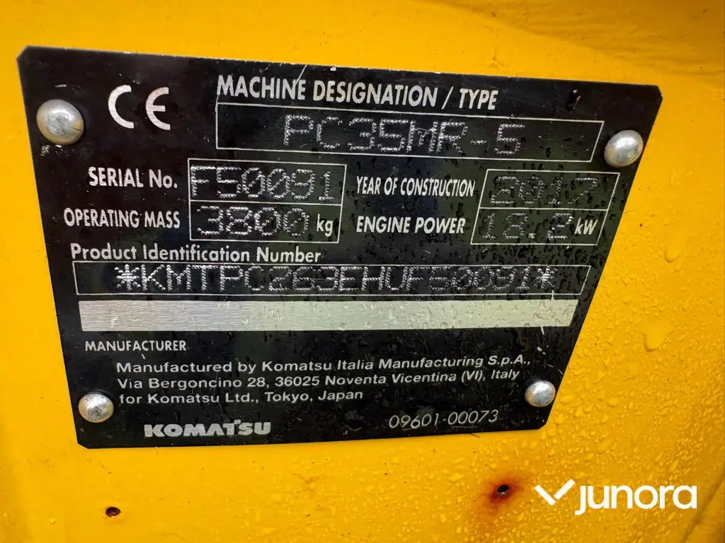 Grävmaskin Komatsu PC35MR-5