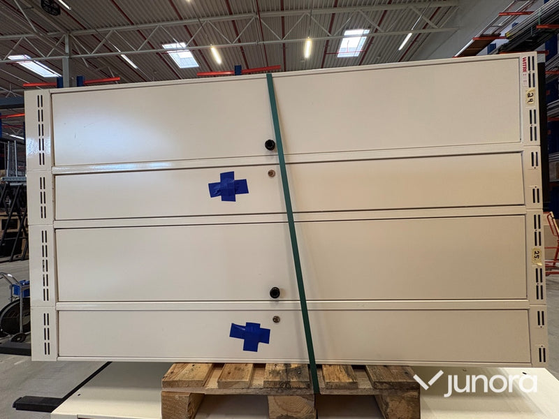 Klädskåp -  10 sektioner, Metall