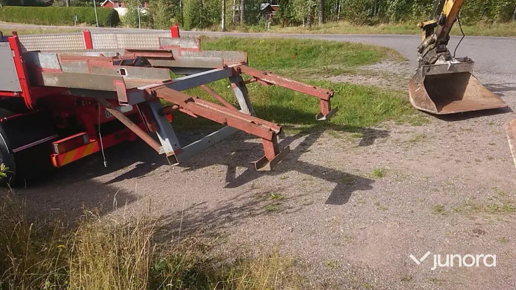 Lastramp för grävmaskin