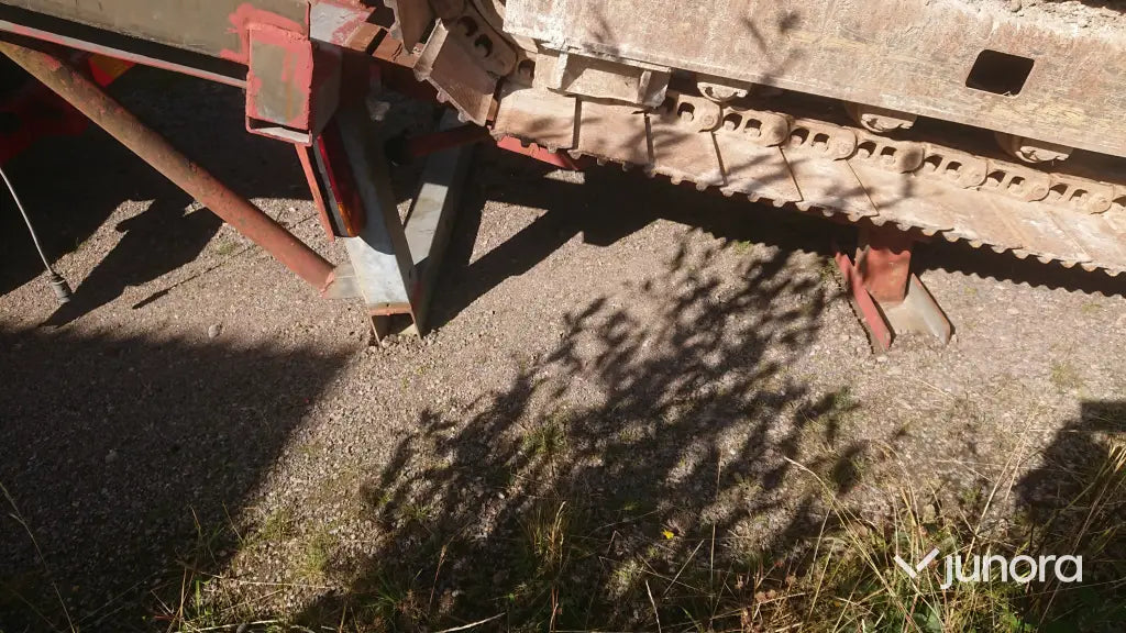 Lastramp för grävmaskin