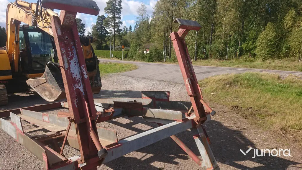 Lastramp för grävmaskin